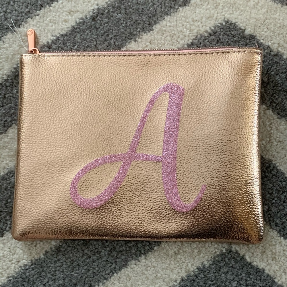 NWOT Monogrammed Letter A Bag